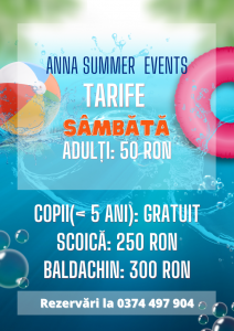 tarife piscina anna summer events tg jiu 2023